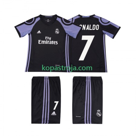 Billiga Fotbollströjor Real Madrid Cristiano Ronaldo 7 2016 2017 Retro Barn Tredje tröja Kortärmad